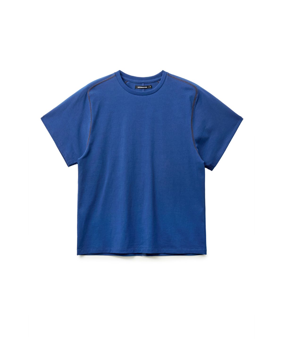 해칭룸(HATCHINGROOM) Crop Tee 1/2 Dark Blue