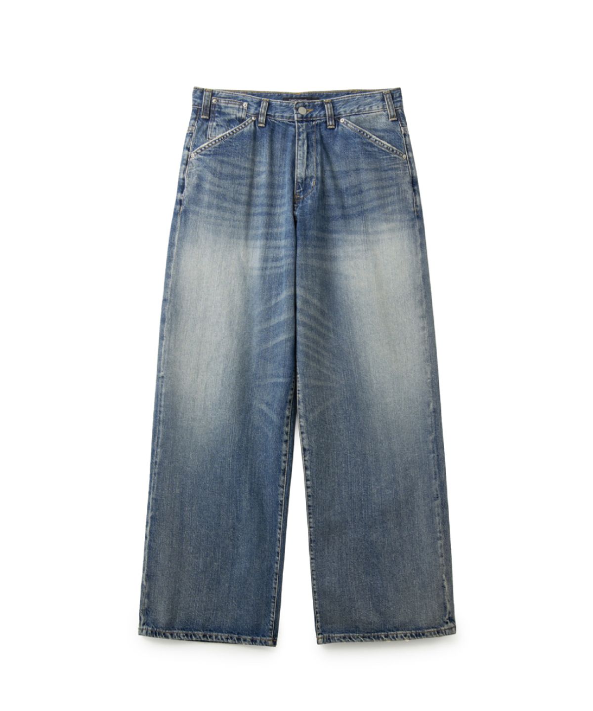 해칭룸(HATCHINGROOM) Wide Jeans Blue