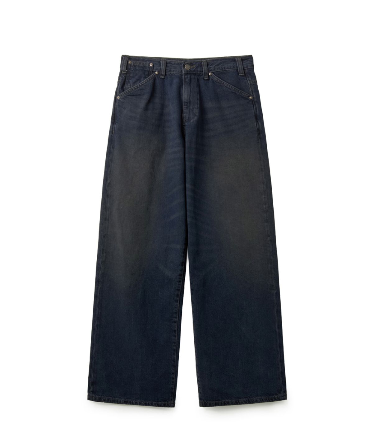 해칭룸(HATCHINGROOM) Wide Jeans Dark Blue