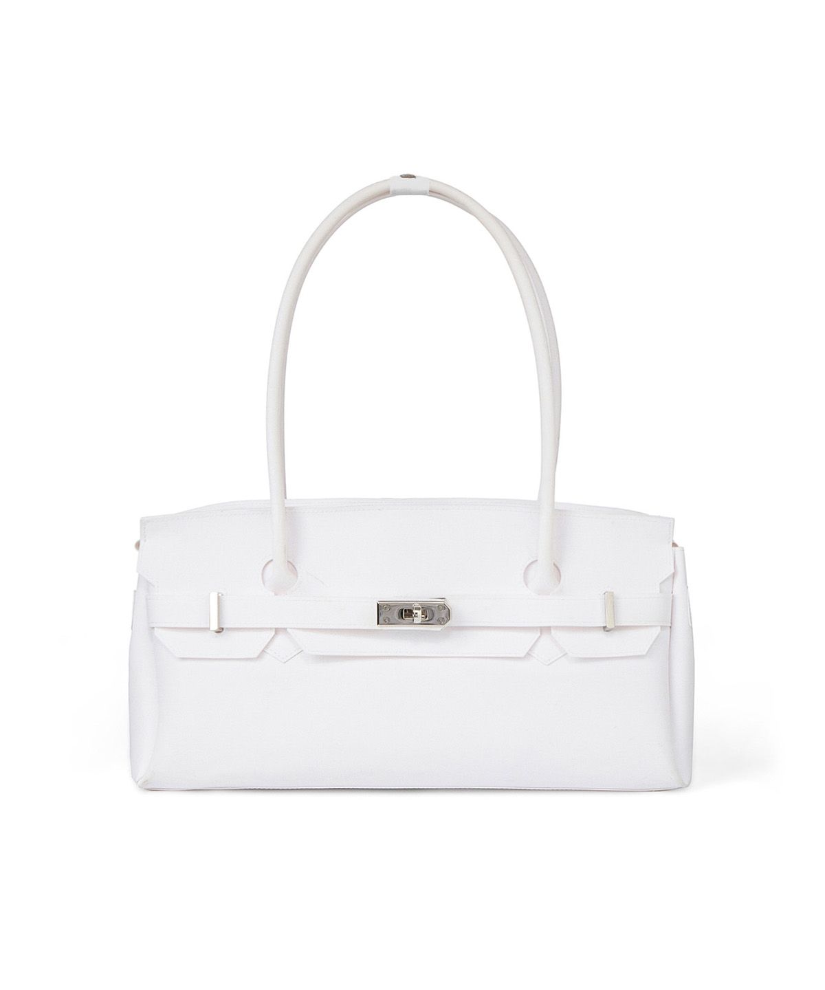 다이닛(DEINET) JELLY TWO-WAY BAG IN WHITE