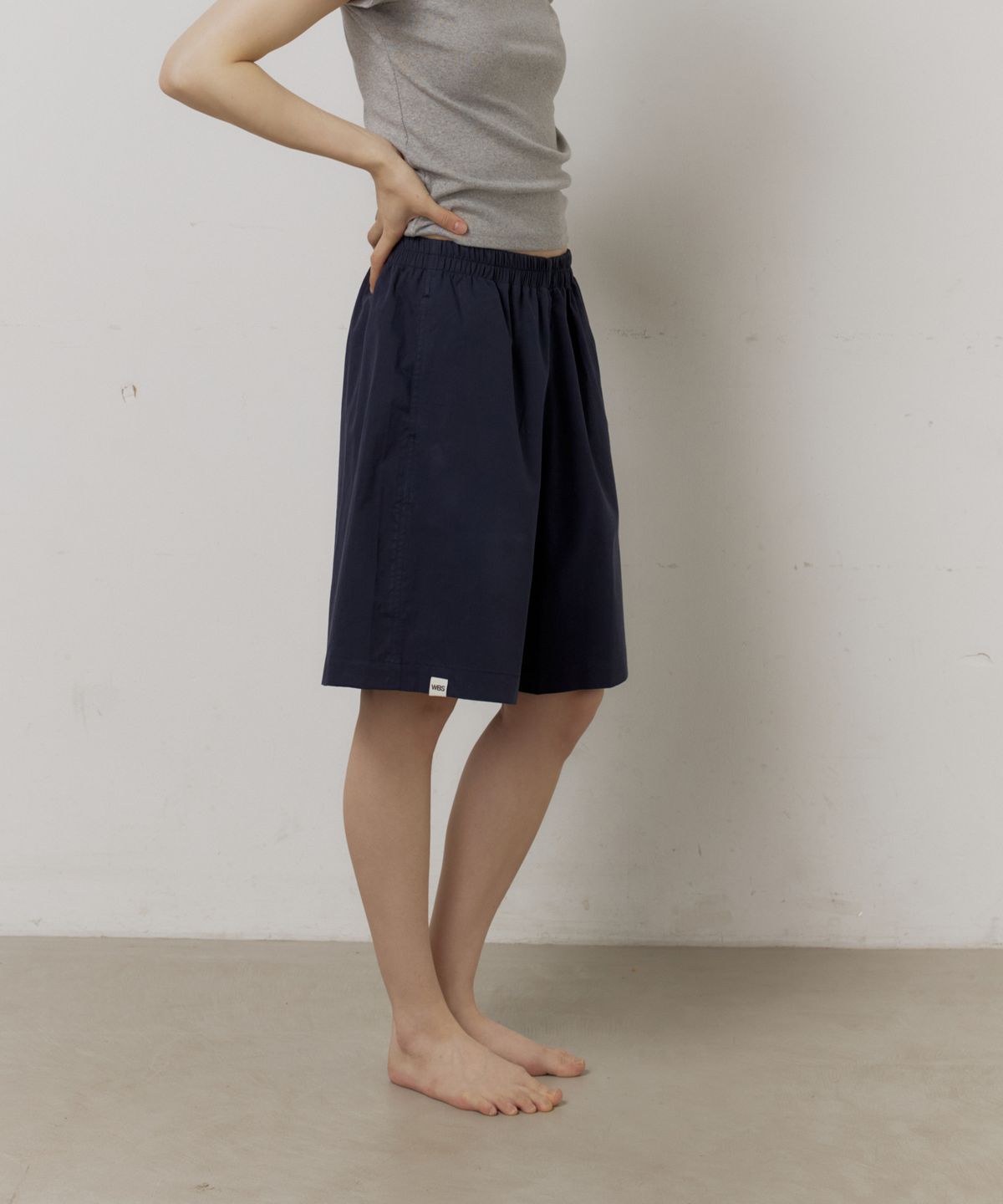 웨이베러시스(WAYBETTERSIS) Relaxed Bermuda Pants VER.2 (NAVY)