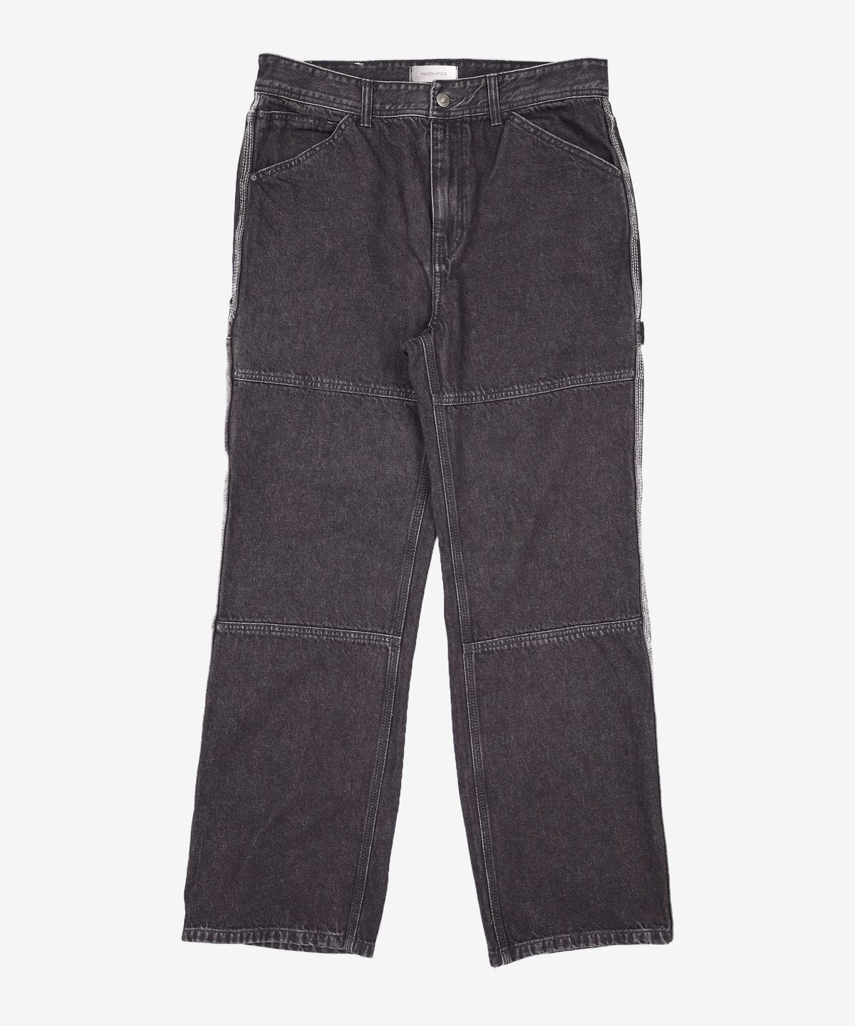 메종미네드(MAISON MINED) BLACK SPREAD CARPENTER DENIM