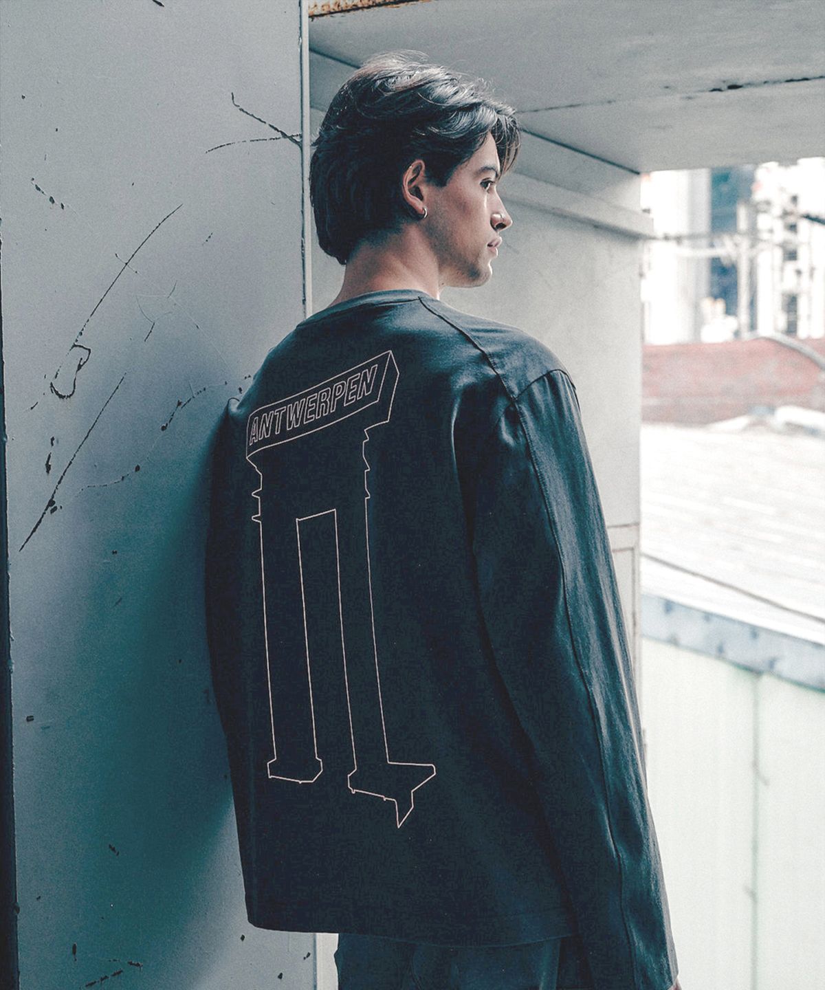 블레민크벨드(VLEMINCKVELD) ANTWERPEN Long sleeve_Gray, Pink