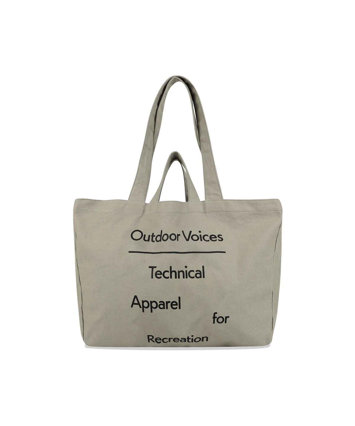 아웃도어 보이스(OUTDOOR VOICES) SIGNATURE CANVAS SHOULDER BAG (GRAY)