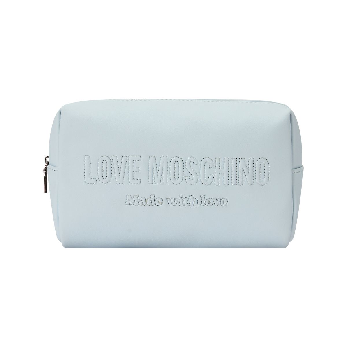 러브 모스키노(LOVE MOSCHINO) 엠보 로고 파우치 라이트블루