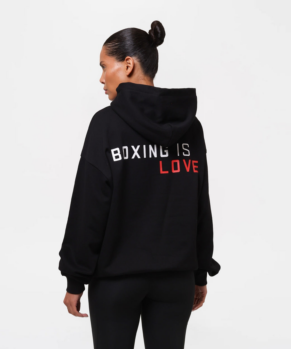 복스로(BOXRAW) Boxing is Love 오버사이즈 후디 - 여성 W BXRW-BILOH