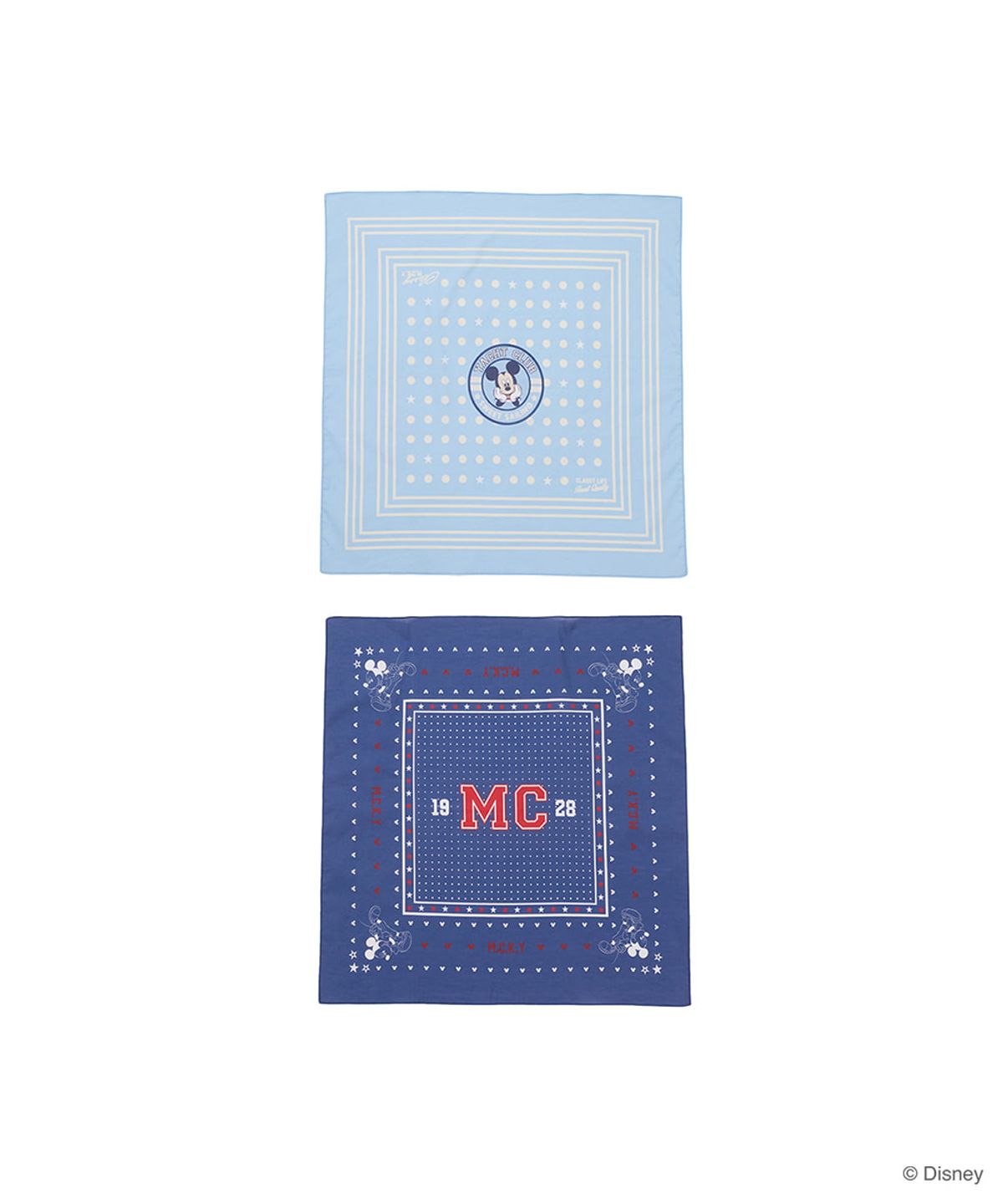 클로브(CLOVE) [26SM clove] Mickey_Pattern Bandana (2color)