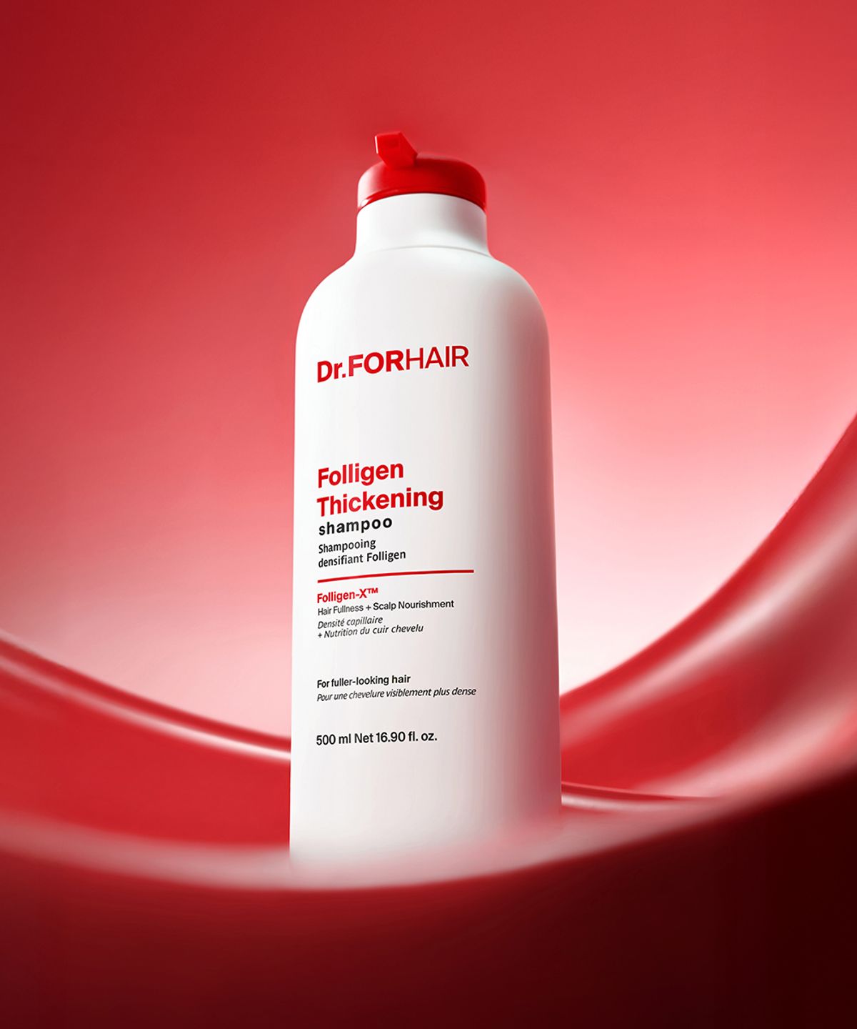 닥터포헤어(DR.FORHAIR) 저자극 볼륨강화 탈모샴푸 폴리젠 씨크닝 샴푸 500ml
