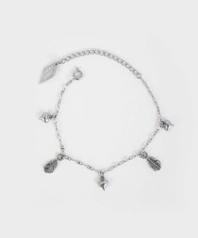 Love and feather bracelet