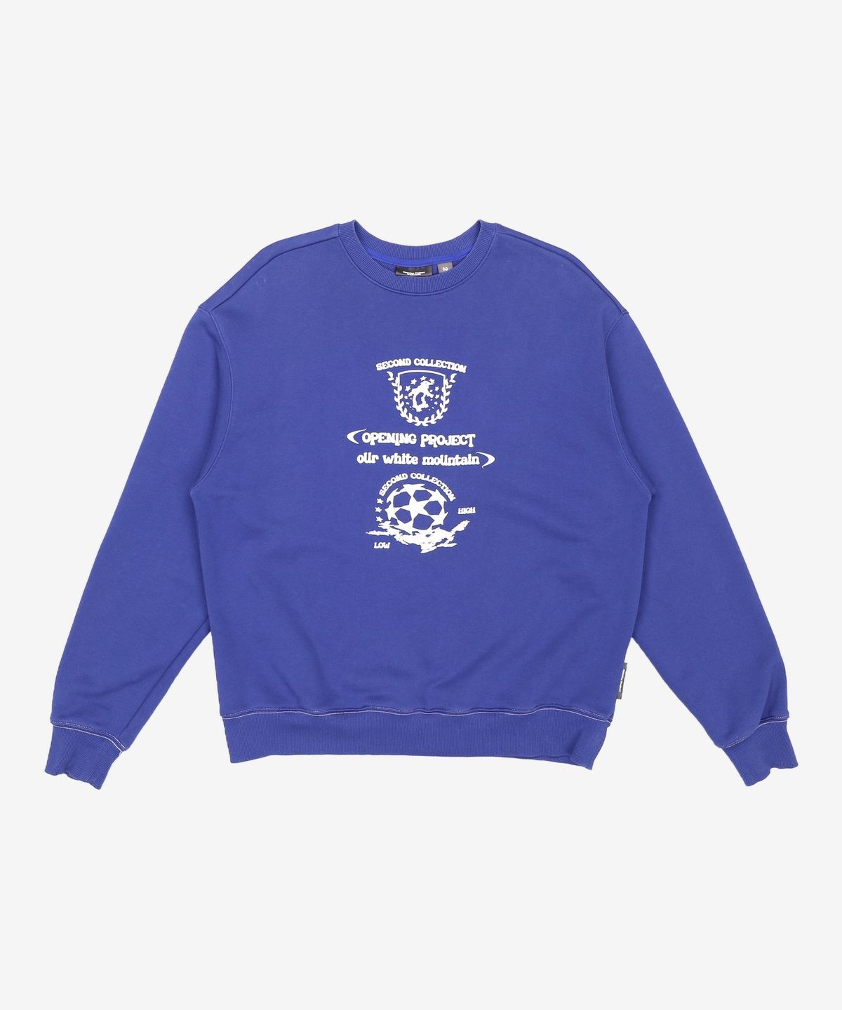 오프닝프로젝트(OPENING PROJECT) Team Play Sweatshirt - Cobalt Blue 2