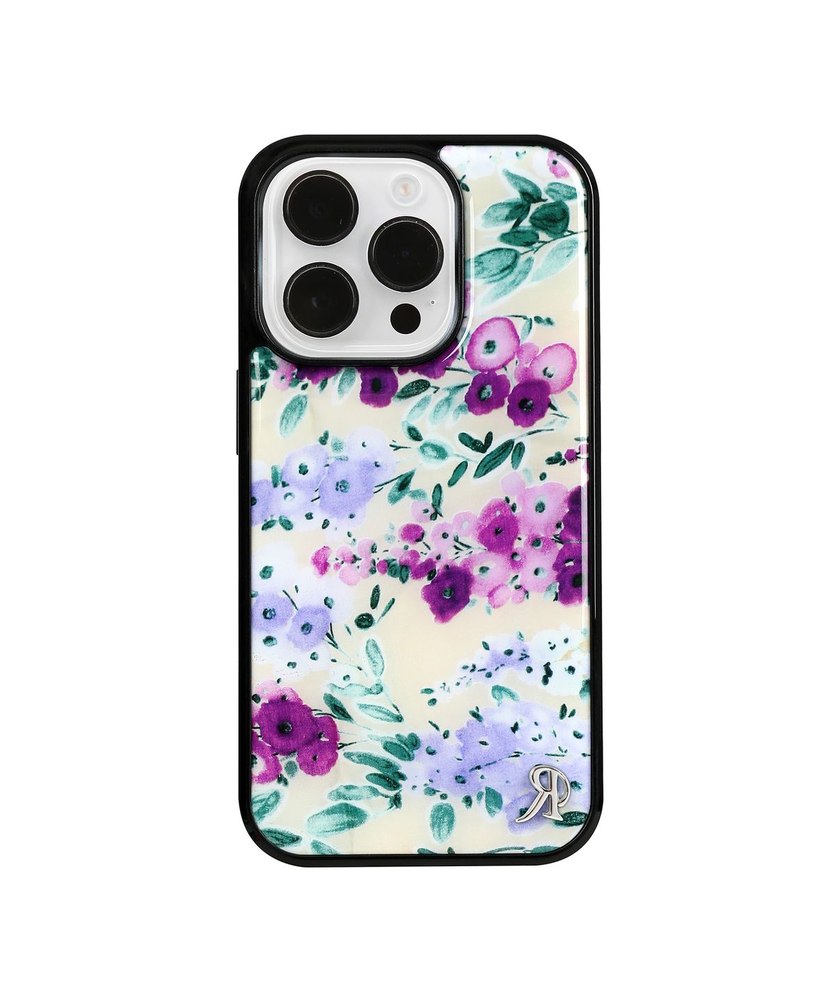 라월스(ROURS) Floral Case Yellow (Epoxy Bumper Case)