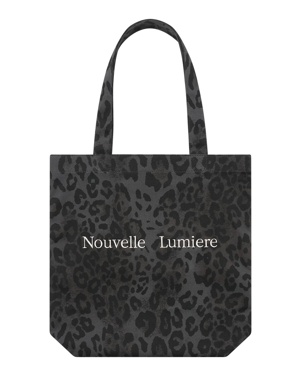 누벨르미에르(NOUVELLE LUMIERE) 카사 에코백 차콜 레오파드 (Casa)