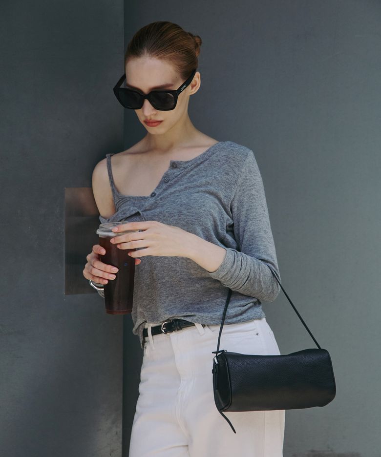 (5차)ORE BAG Pebbled black