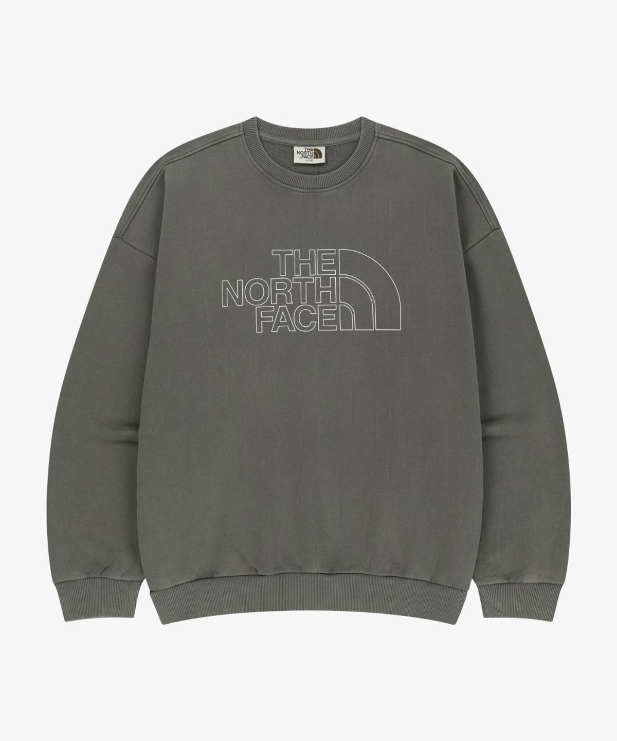 노스페이스(THE NORTH FACE) NM5MS50J 화이트라벨 선폴드 스웨트셔츠 CHARCOAL GREY