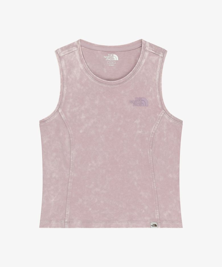 NT7VS31K 여성 오버엣지 슬리브리스 PALE PINK