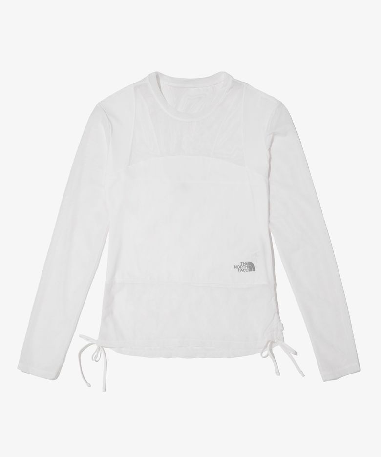 NT7TS33B 여성 네티 긴팔 래쉬가드 WHITE