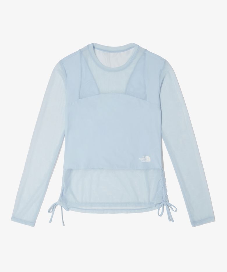 NT7TS33C 여성 네티 긴팔 래쉬가드 LIGHT BLUE
