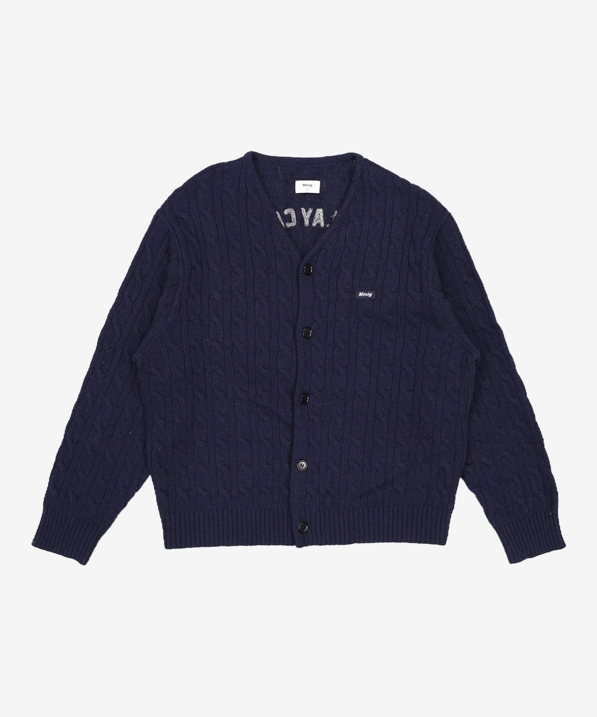 엠엠엘지(MMLG) [Mmlg] CPC CABLE CARDIGAN (GREEN) S