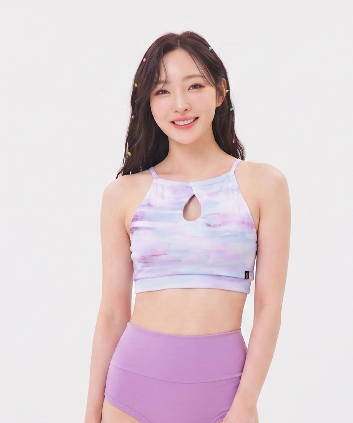 포리즈(PORRIZ) [TOP] [Porry2_스카이블룸] 베이직 홀터 백리스 브라탑
