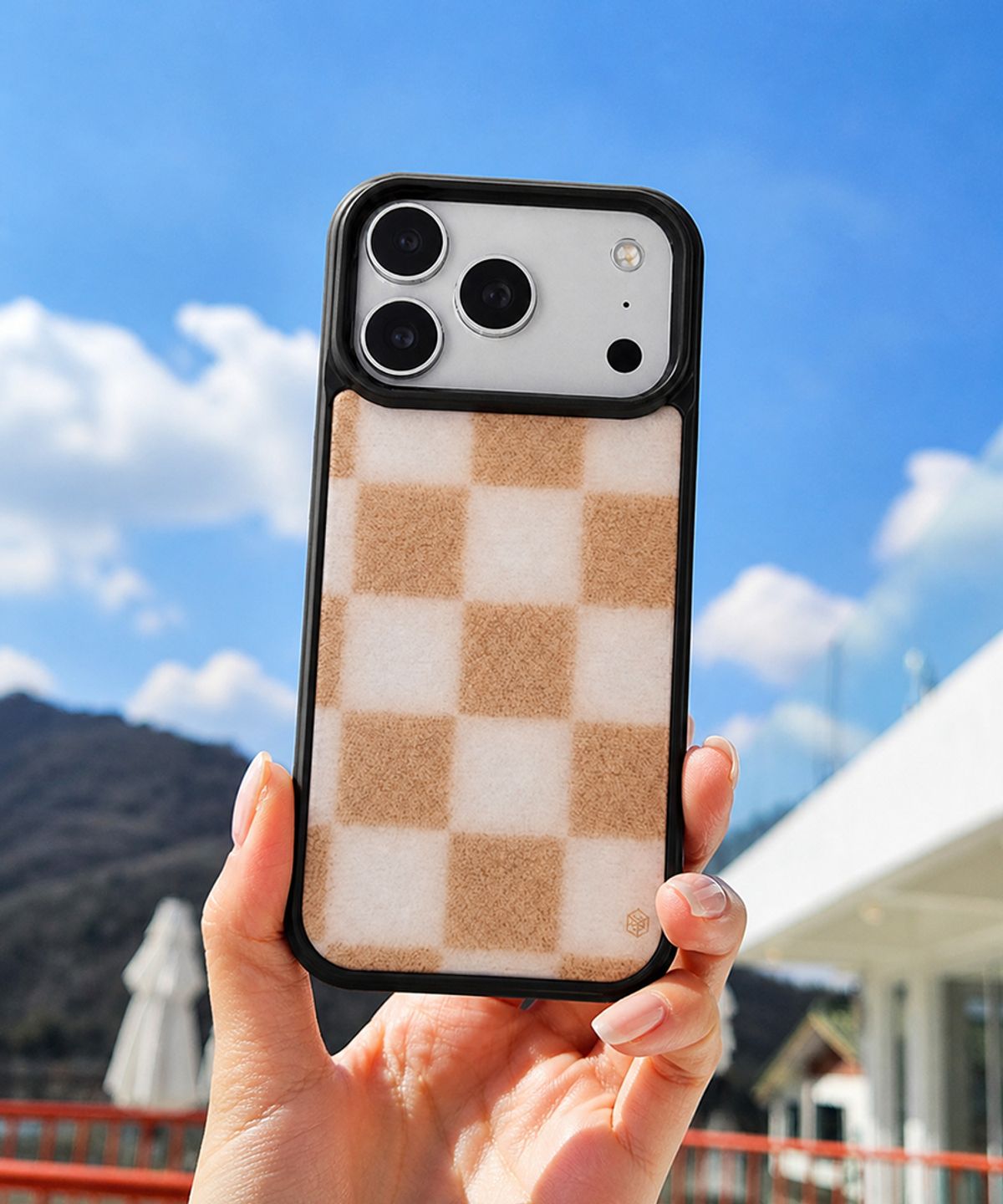 디지지(DEGEEGEE) [Check Pattern] 에폭시 글라스 맥세이프 케이스 아이폰/갤럭시(4color)