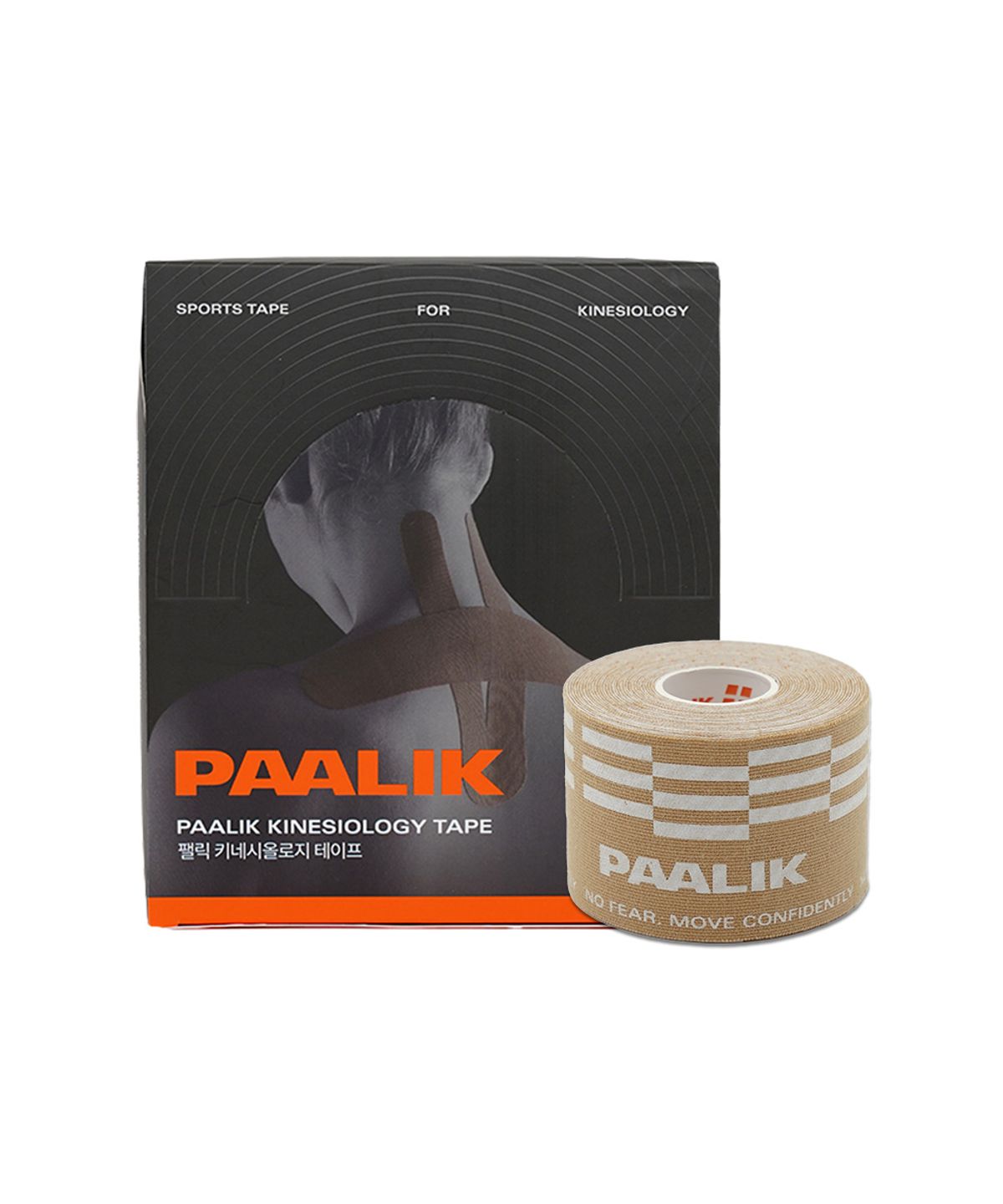 팰릭(PAALIK) 키네시올로지 스포츠 테이프 로고베이지 (6롤입)
