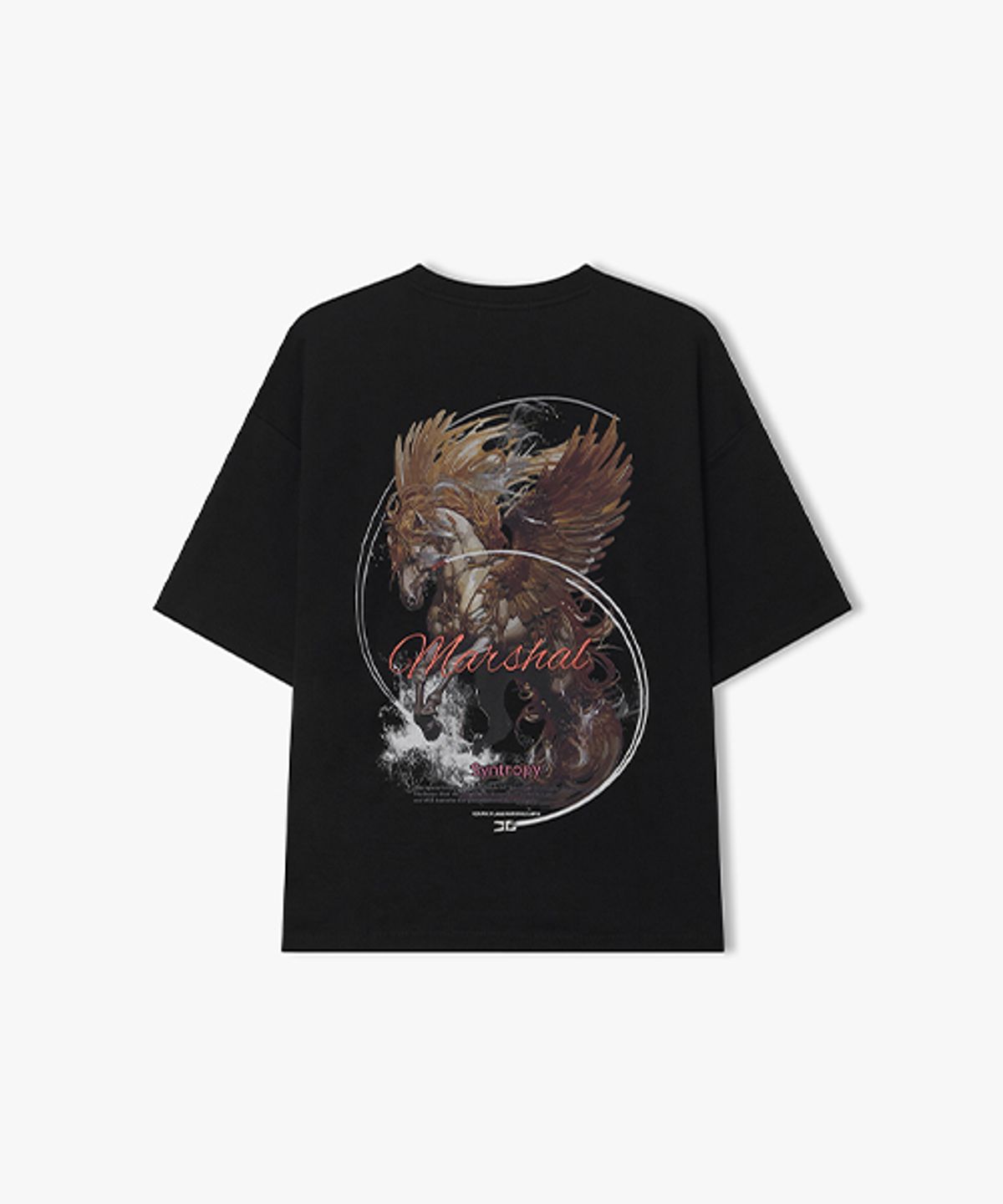 리버클래시(LIBERCLASSY) [26SS] LMM42714 블랙 SILENT TENSION 아트웍 티셔츠