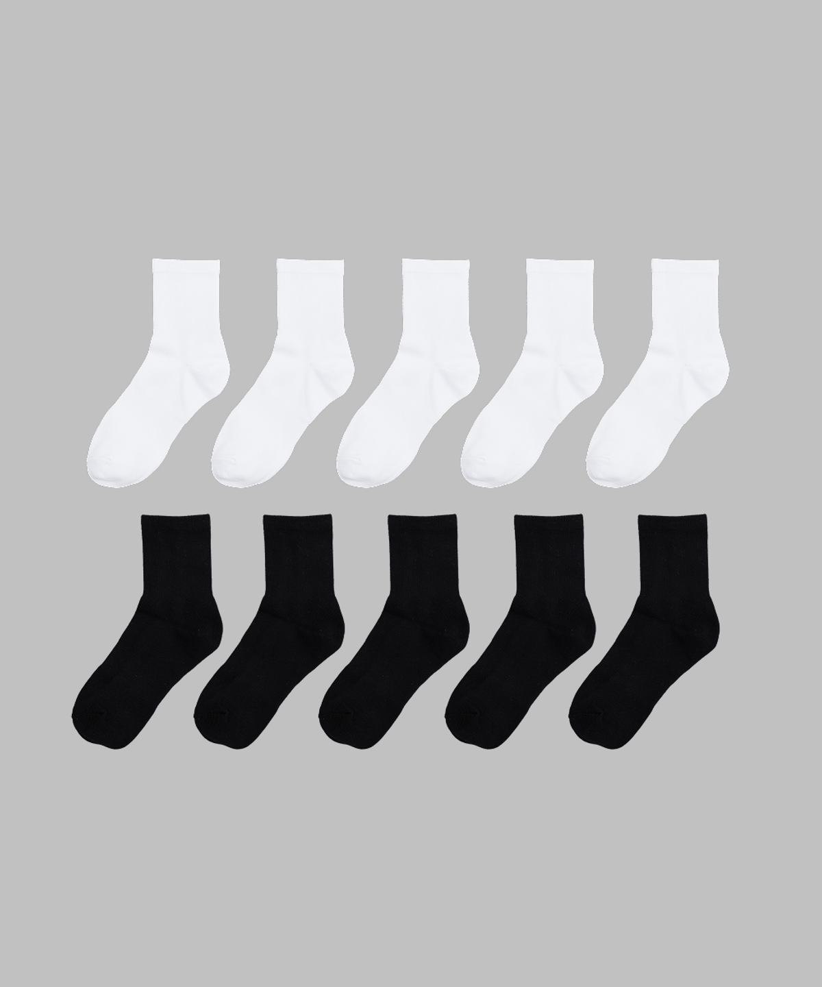 스파오(SPAO) [10PACK] 라이트 미들 삭스_SPAYGA9A13