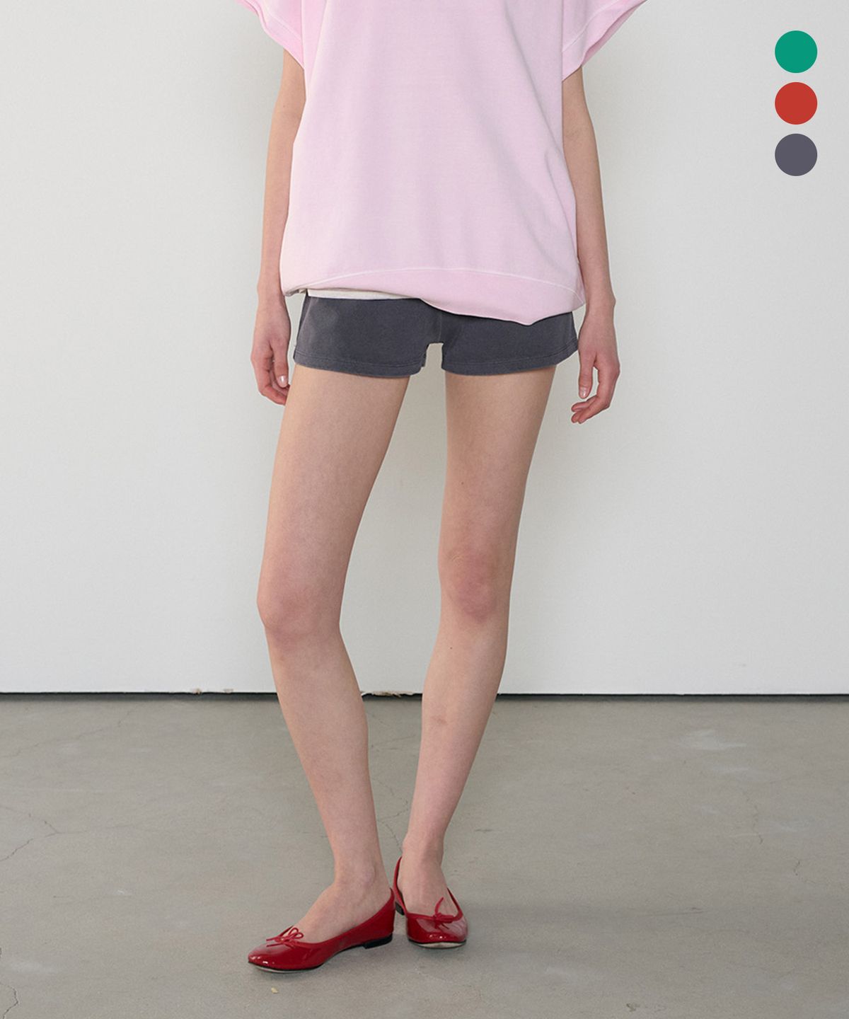 정감 스튜디오(JEONGGAM STUDIOS) Pigment Dyed Shorts_3 Color
