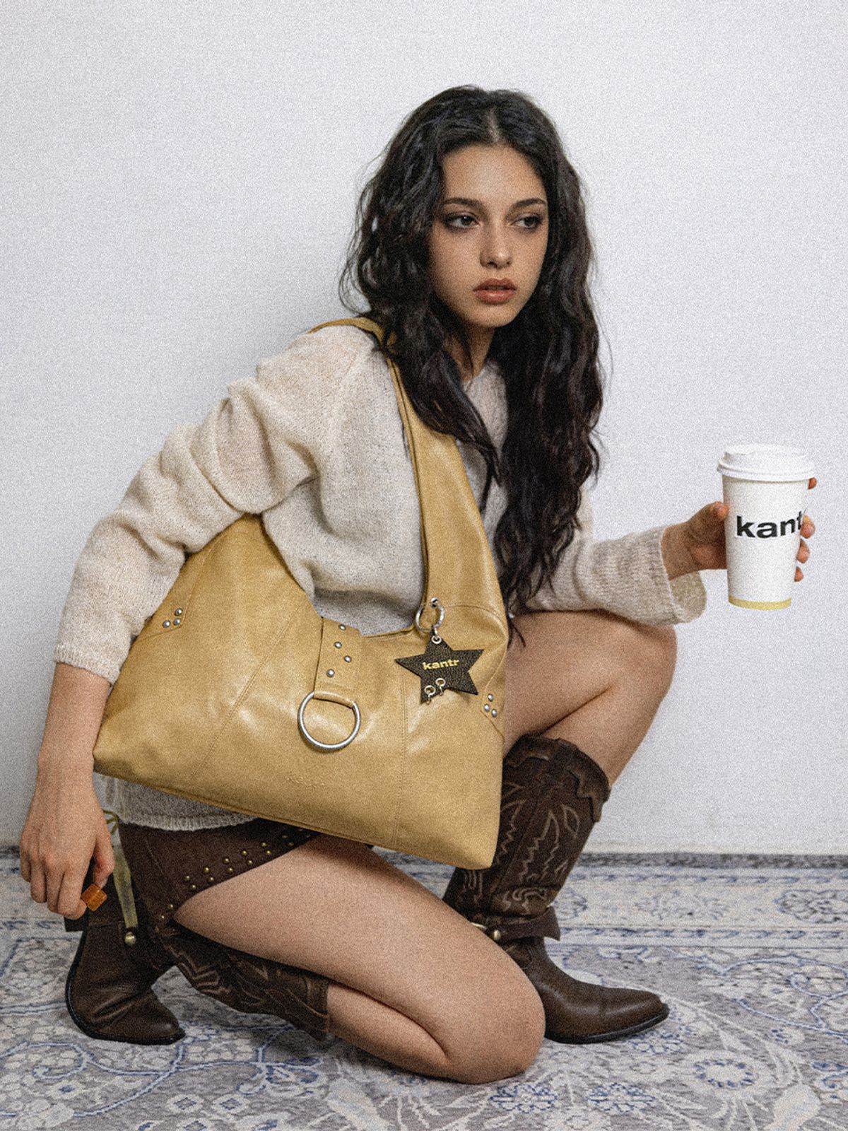캔터(KANTR) MADDY BAG_Caramel Drizzle