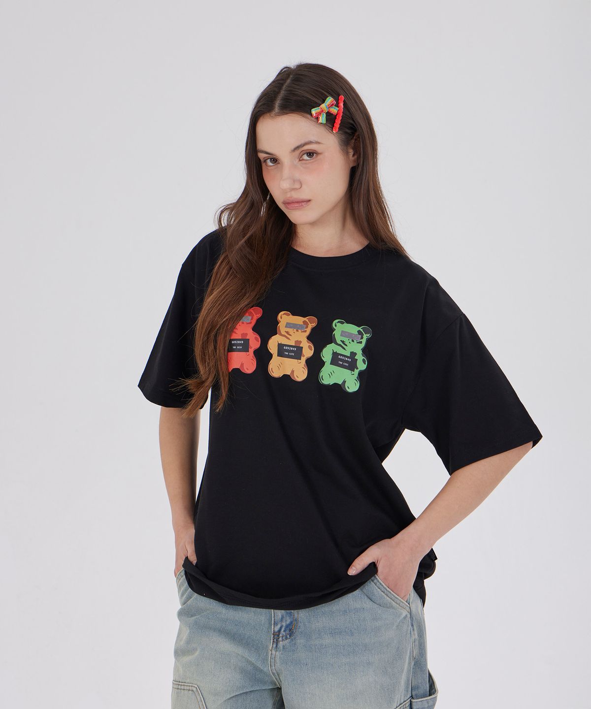 디스펑트(DYSFUNCT) CRIMINALS BEAR T-SHIRT(BLACK)