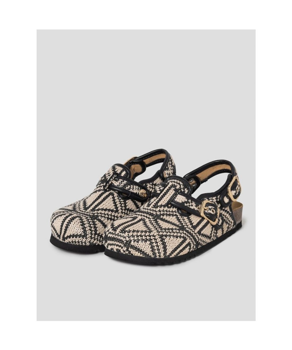 숄(SCHOLL) (WOMEN) 라피아 백스트랩 코르크 크로그  화이트 (HH64K2C741)