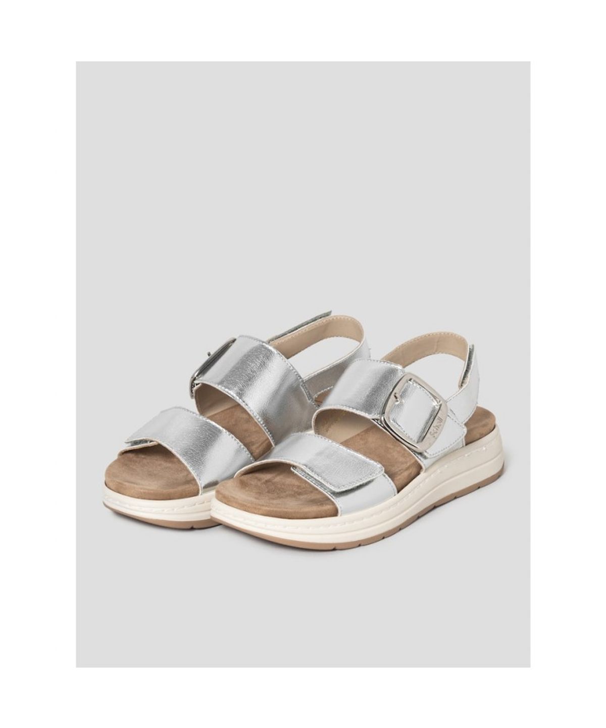 숄(SCHOLL) (WOMEN) 투스트랩 컴포트 백스트랩 샌들  그레이 (HH64K2F153)