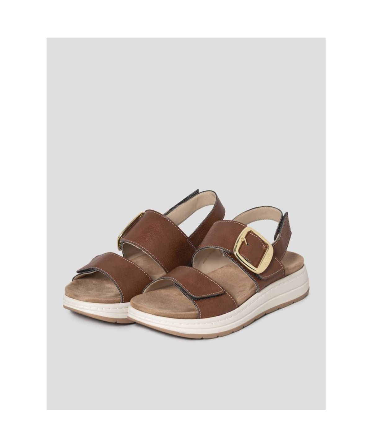 숄(SCHOLL) (WOMEN) 투스트랩 컴포트 백스트랩 샌들  브릭 (HH64K2F15C)