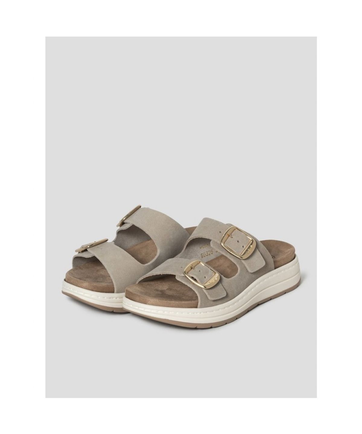 숄(SCHOLL) (WOMEN) 투스트랩 컴포트 샌들  옐로이시 브라운 (HH64K2F14B)