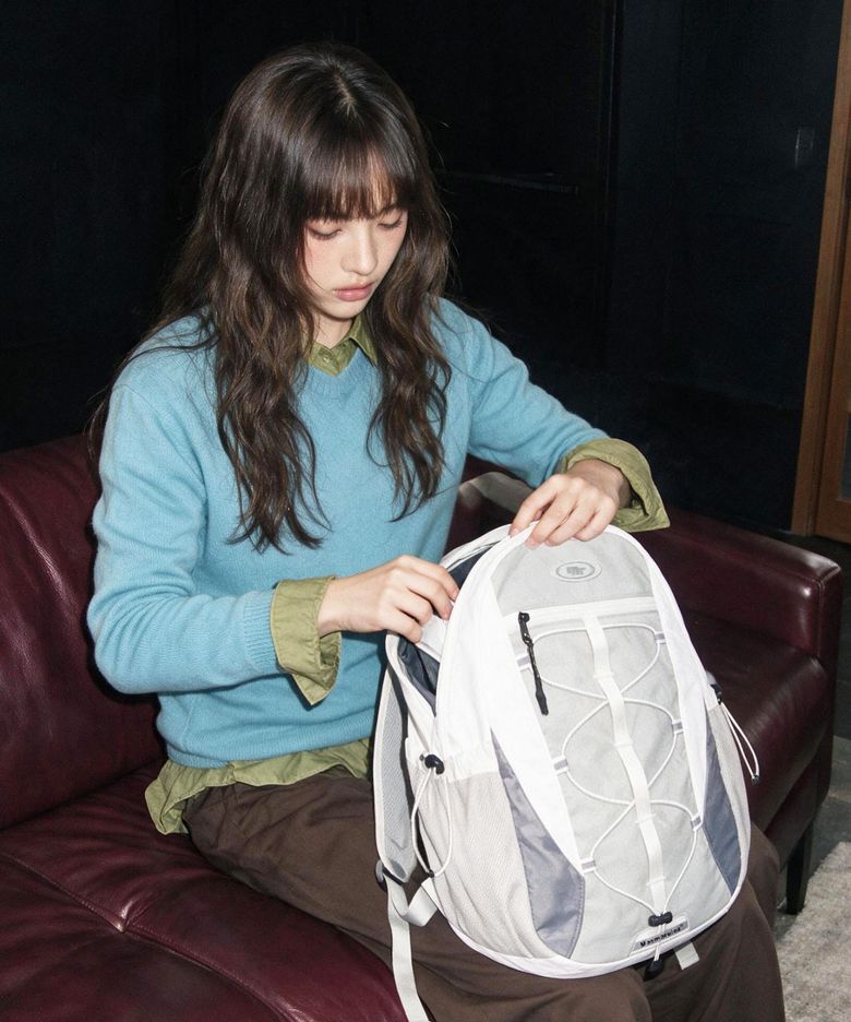 Safe+ Stellic String Backpack (17inch)_Mono white