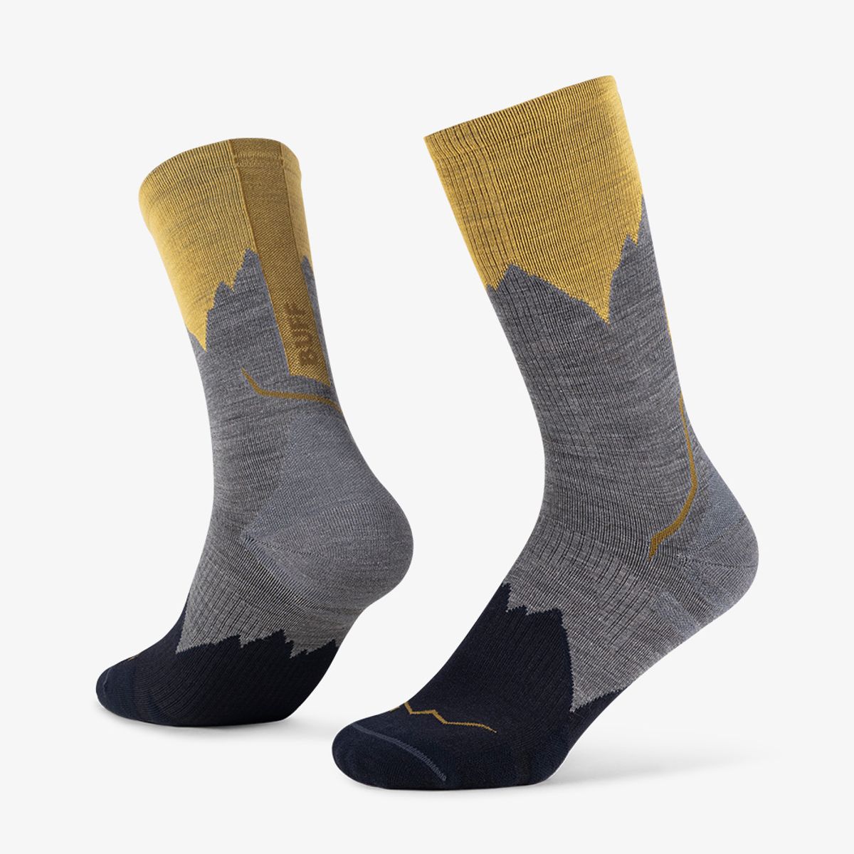 버프(BUFF) 라이트웨이트 메리노울 크루삭스 GREY