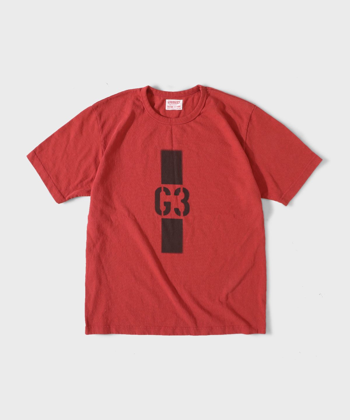 굿니스(GOODNIES) 밀리터리 덱 크루져지. 레드