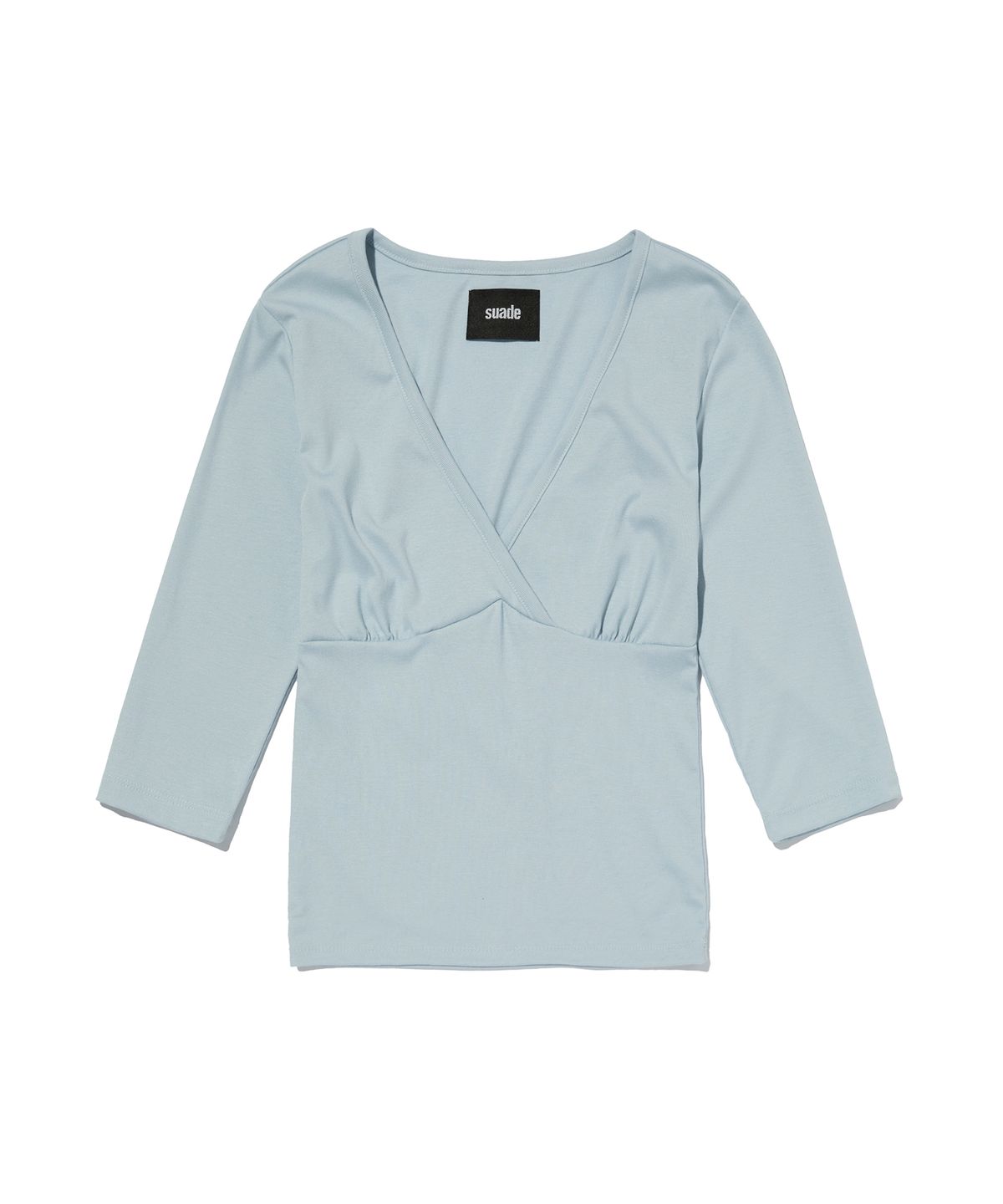 스웨이드(SUADE) V NECK 7 CUT [SKY BLUE]