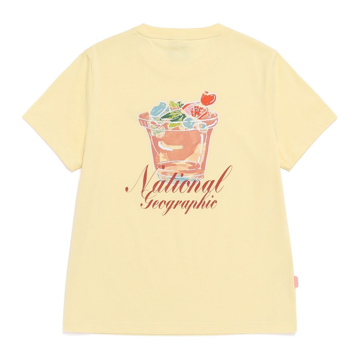 내셔널지오그래픽(NATIONALGEOGRAPHIC) N262WTS910 여성 그래픽 티셔츠 PALE YELLOW