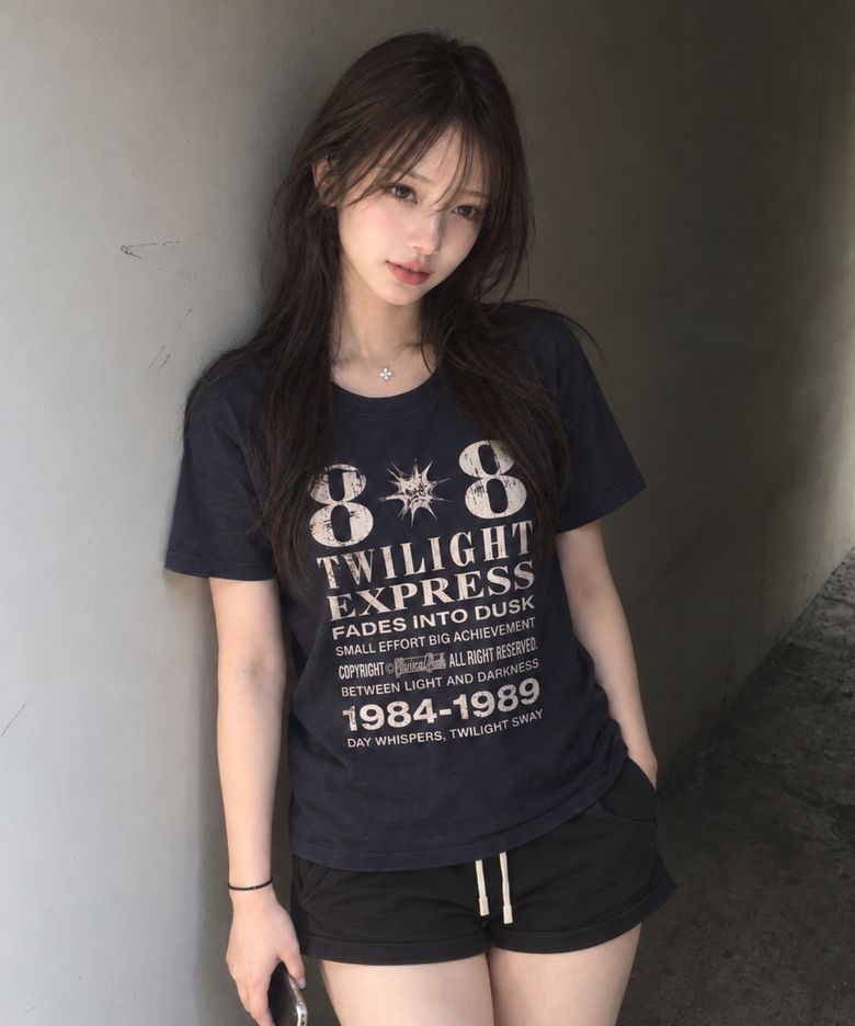 [W]Novichi T-Shirt Navy