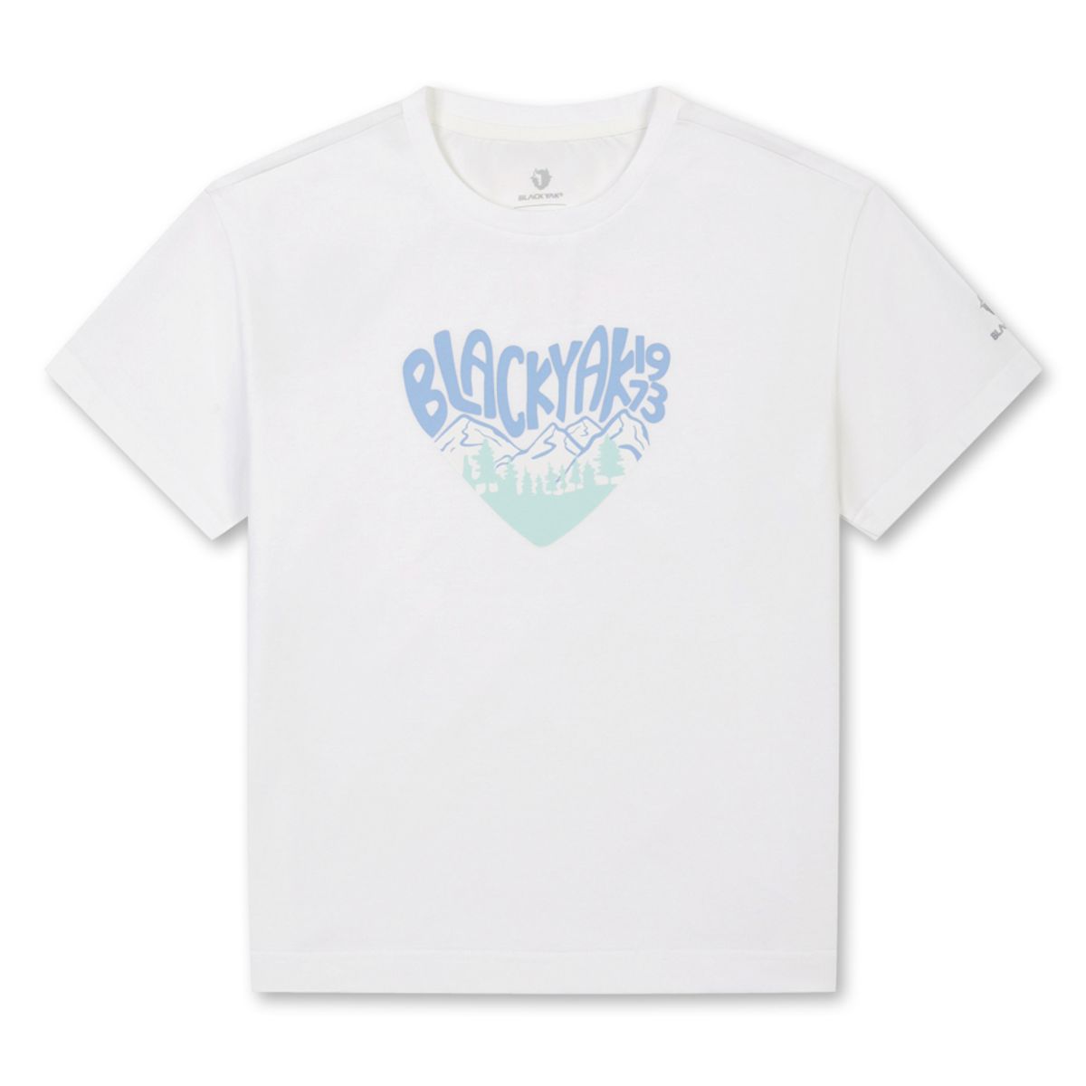 블랙야크 키즈(BLACK YAK KIDS) 쿨맥스 하트 그래픽 반팔티셔츠_OW