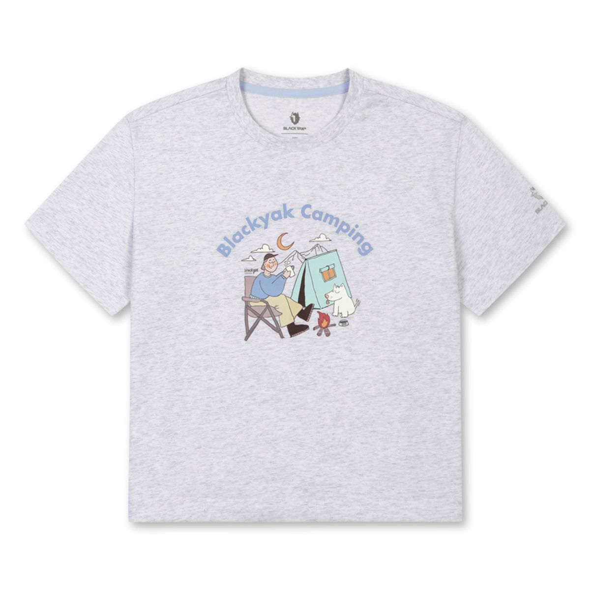 블랙야크 키즈(BLACK YAK KIDS) 쿨맥스 크롭 스트링 반팔티셔츠_ML