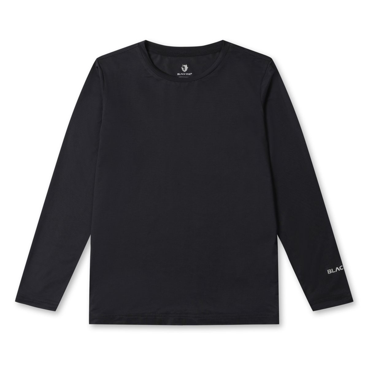 블랙야크 키즈(BLACK YAK KIDS) 냉감하이게이지긴팔티셔츠_BK