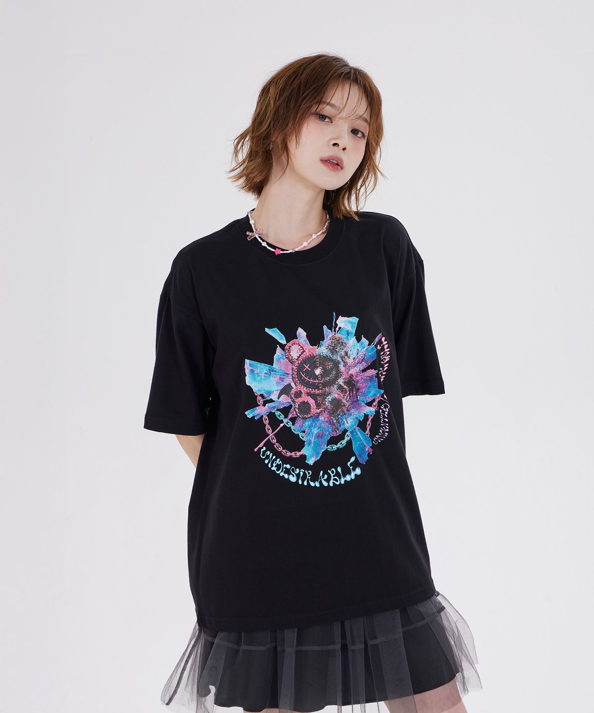 디스펑트(DYSFUNCT) UNWANTED BEARS T-SHIRT(BLACK)