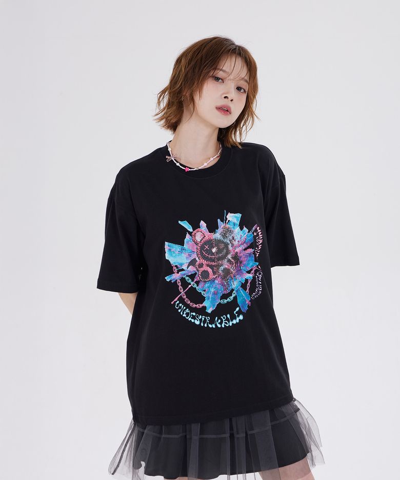 UNWANTED BEARS T-SHIRT(BLACK)