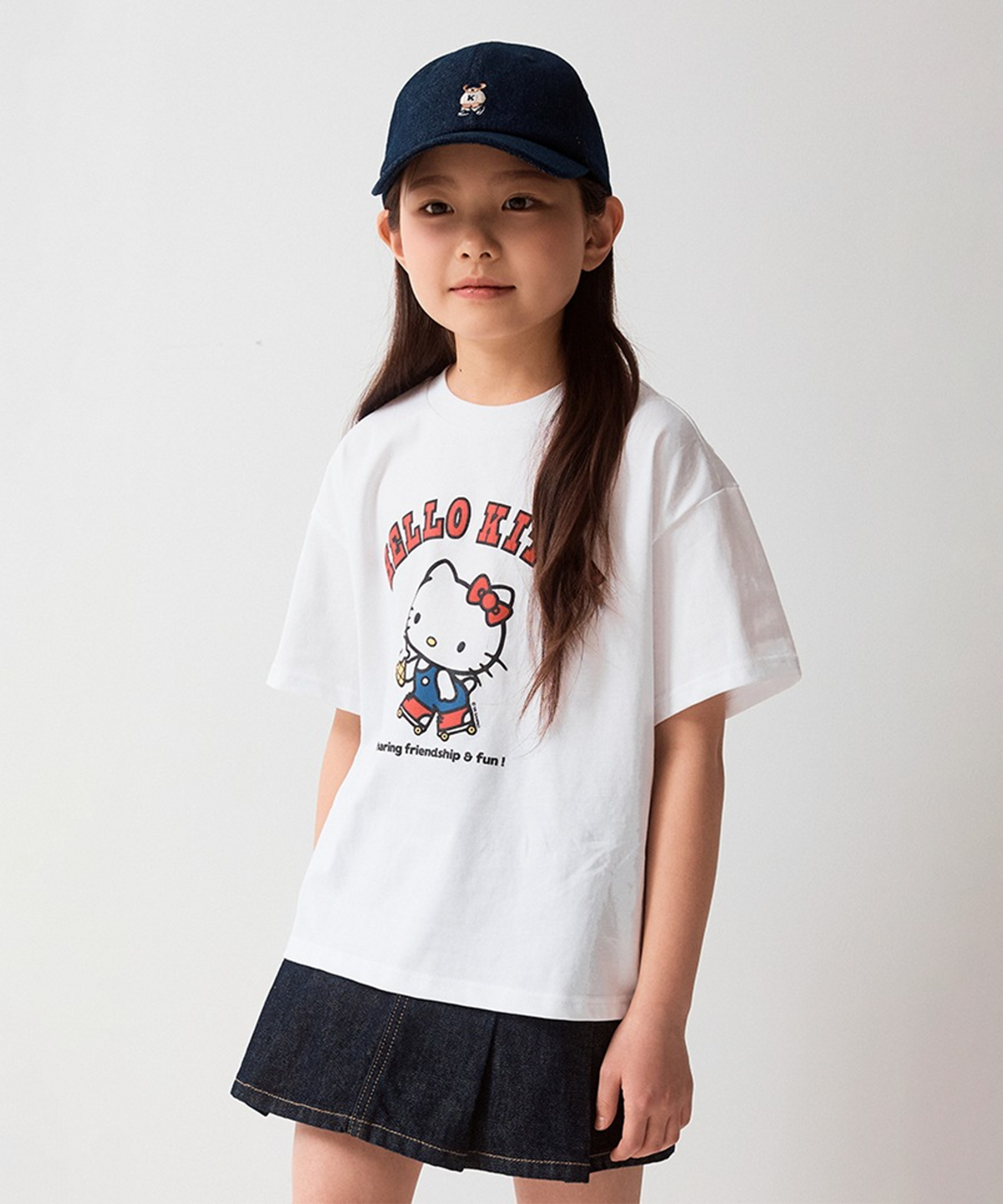 스파오 키즈(SPAO KIDS) [키즈] (산리오캐릭터즈) 반팔티 (RE)(White)_SPRLG37KU3