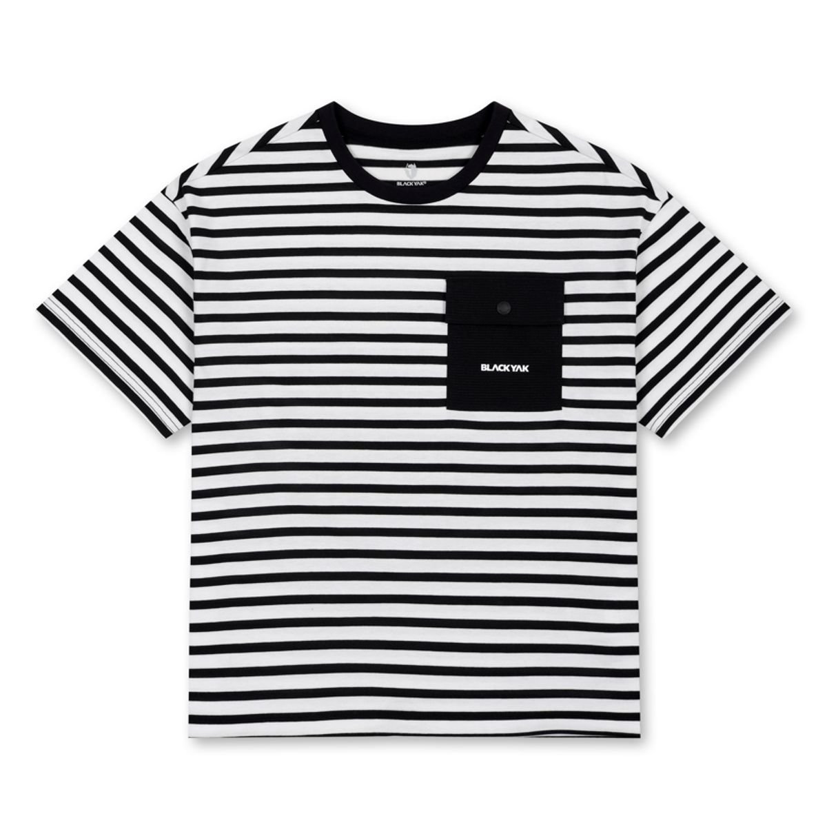 블랙야크 키즈(BLACK YAK KIDS) 스트라이프 반팔티셔츠_BK