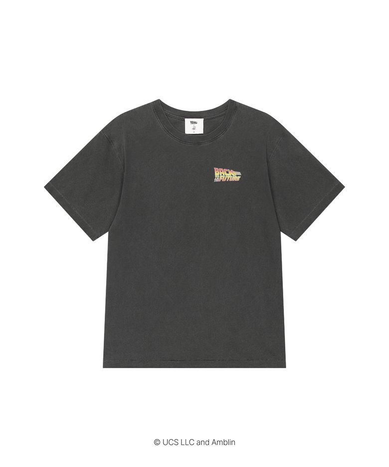 [Back To The Future] RetroRevival01 Tee Pigment Black