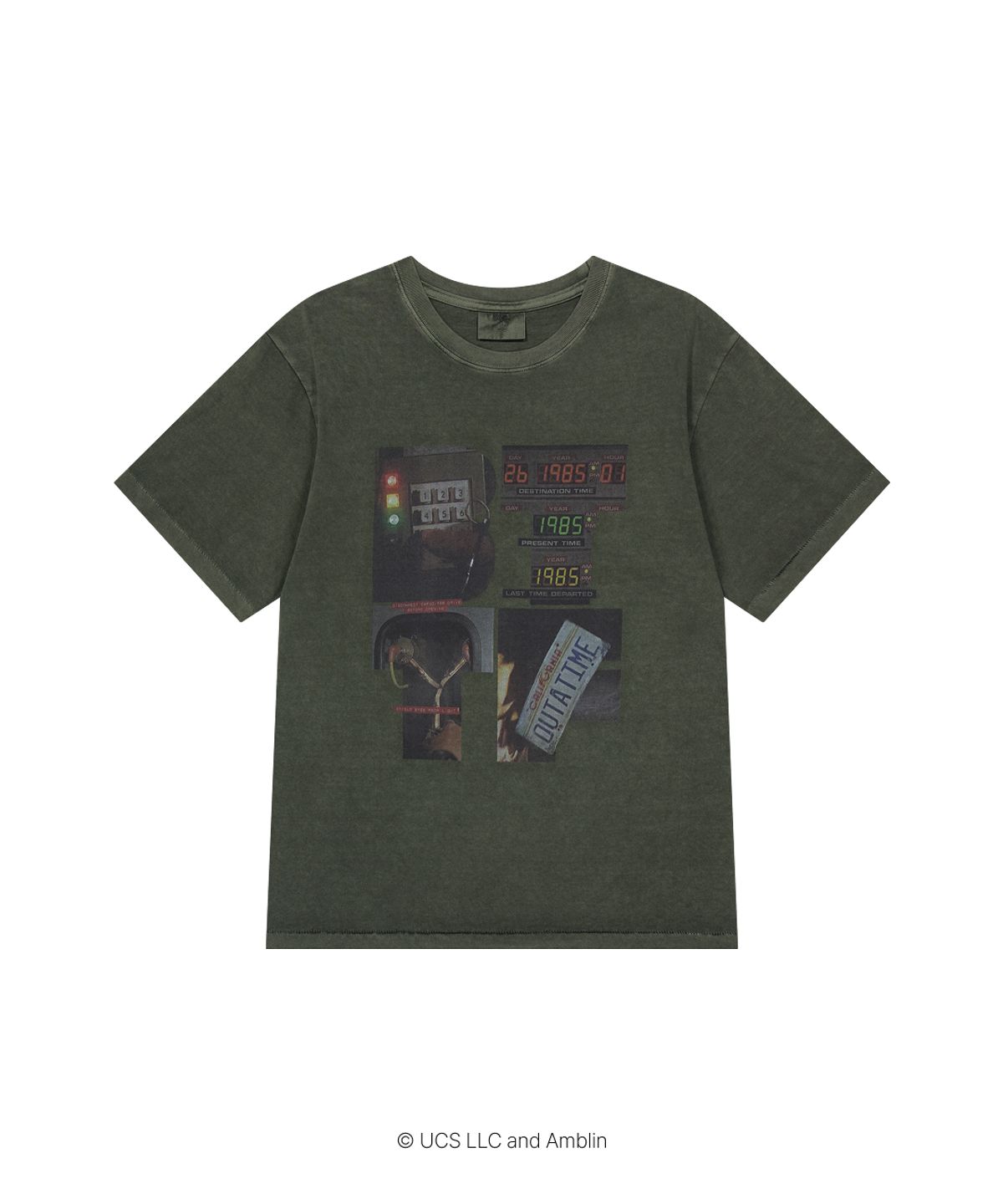얼렁뚱땅 상점(ULDD STORE) [Back To The Future] BTTF Logo Tee Pigment Khaki