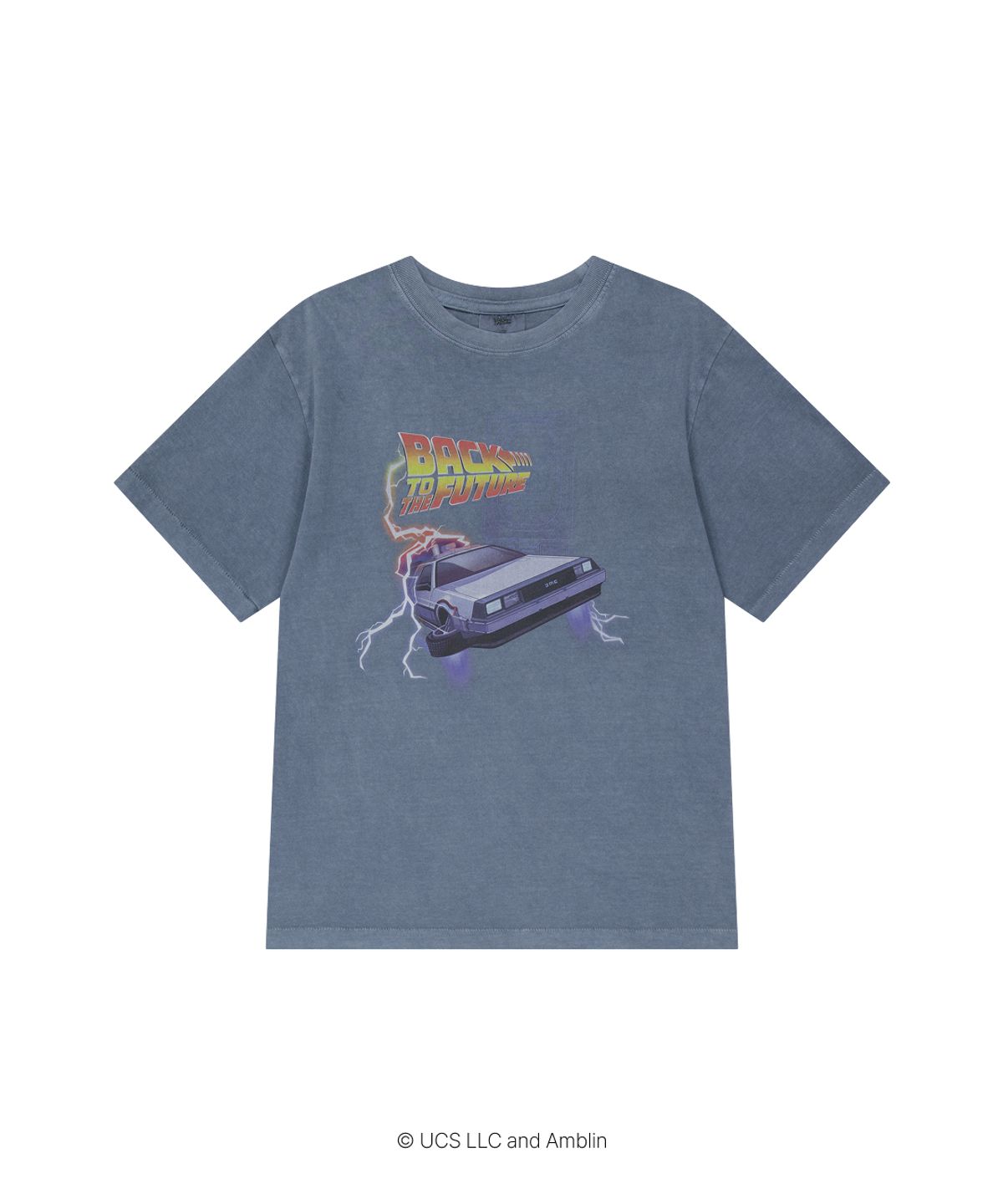 얼렁뚱땅 상점(ULDD STORE) [Back To The Future] RetroRevival Tee Pigment Blue